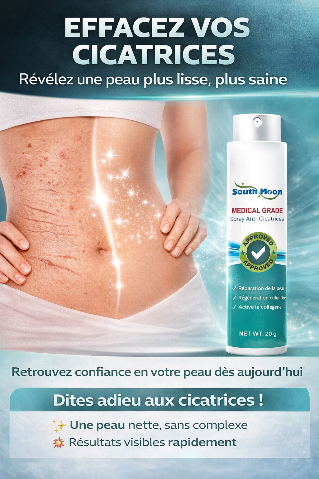 Spray Anti-Cicatrices – South Moon✅️