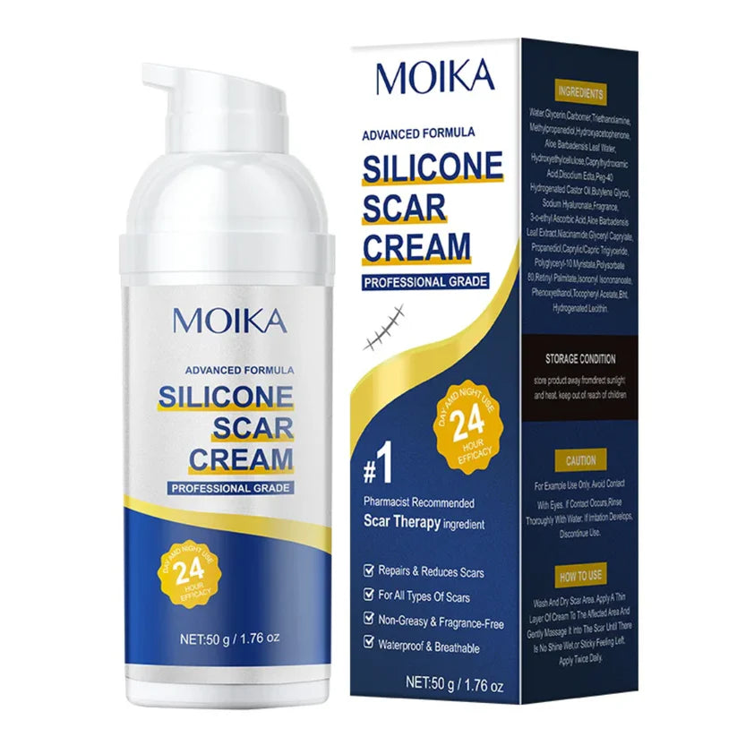 MOIKA Silicone Scar Cream Dites Définitivement Adieu aux Cicatrices! ✅